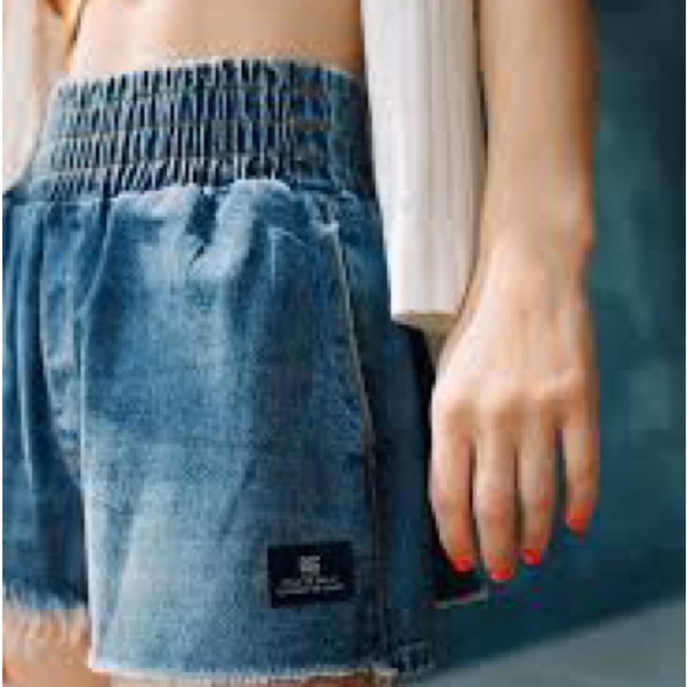 BDG urban outfitters Denim Elastic Waist Shorts